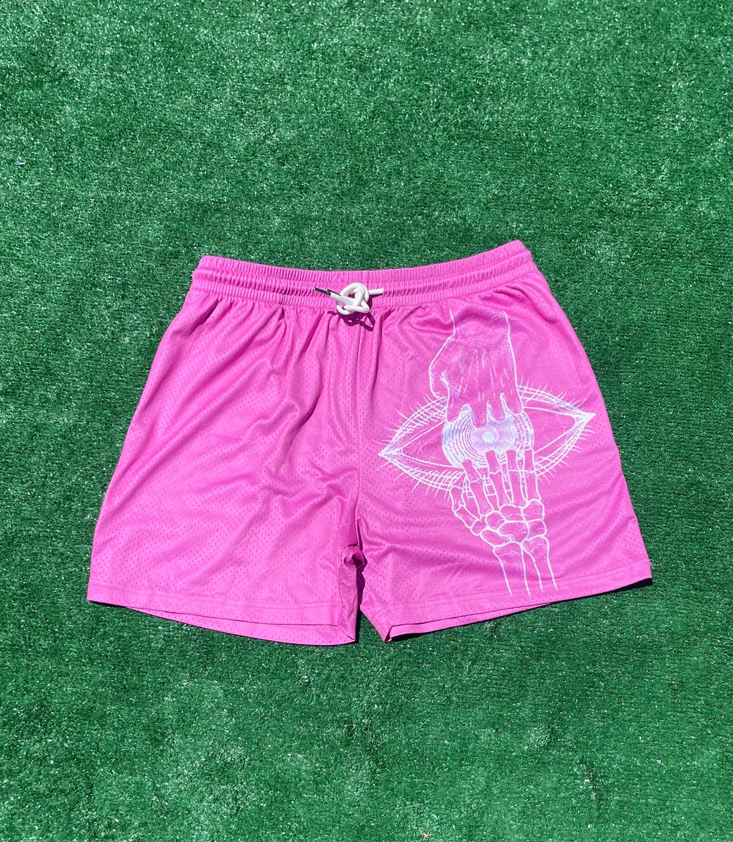 Pink EyeBall Shorts