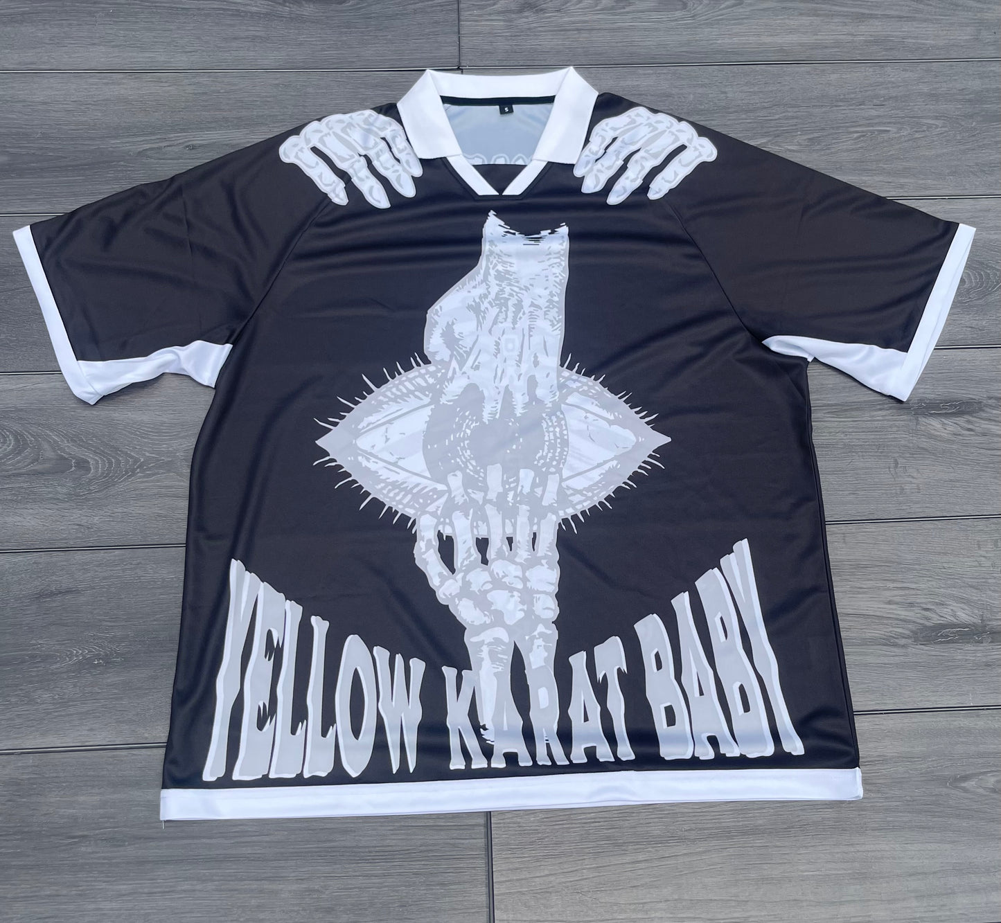 Men’s Black Skeleton Polo