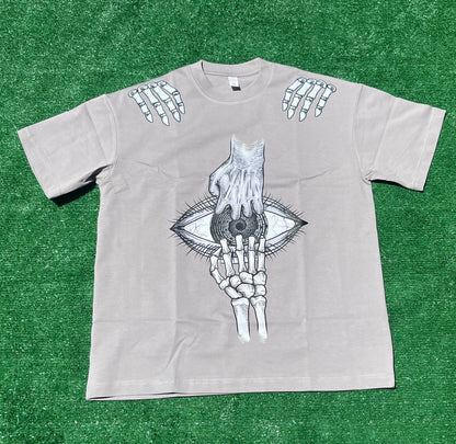 Grey EyeBall Tee