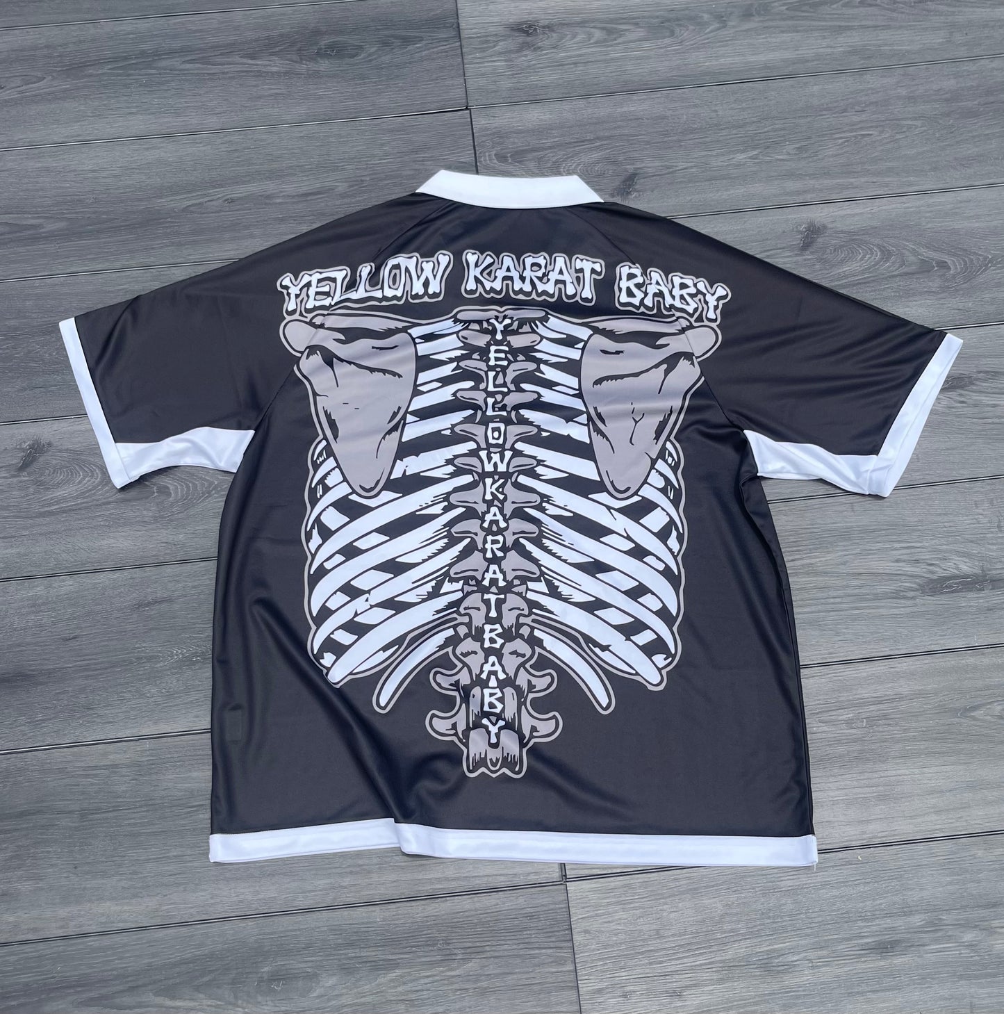 Men’s Black Skeleton Polo