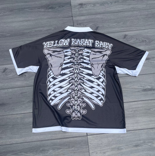 Men’s Black Skeleton Polo