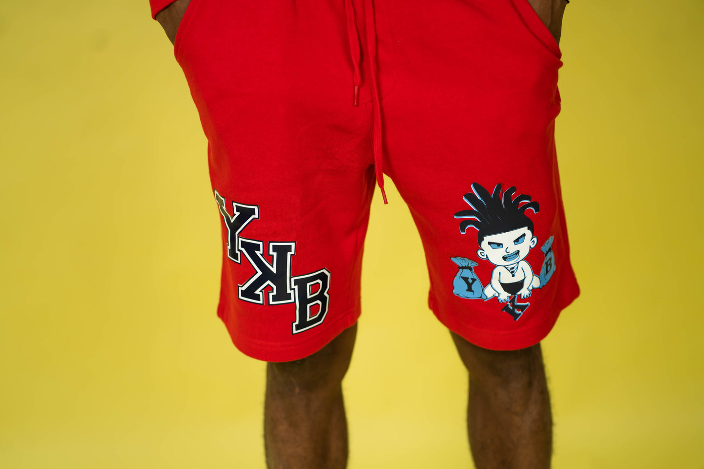 Mens Zipper Short Set