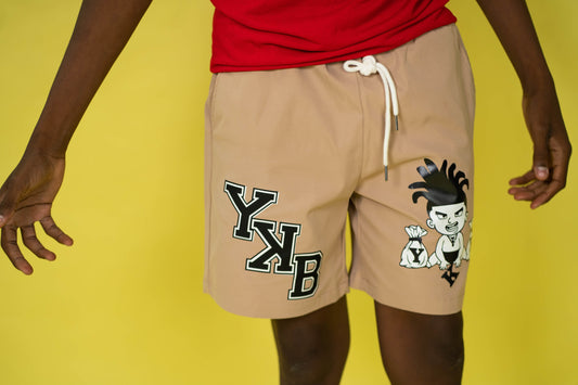 Mens Polo Khaki Shorts