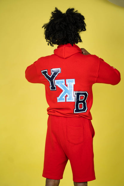 Mens Zipper Short Set