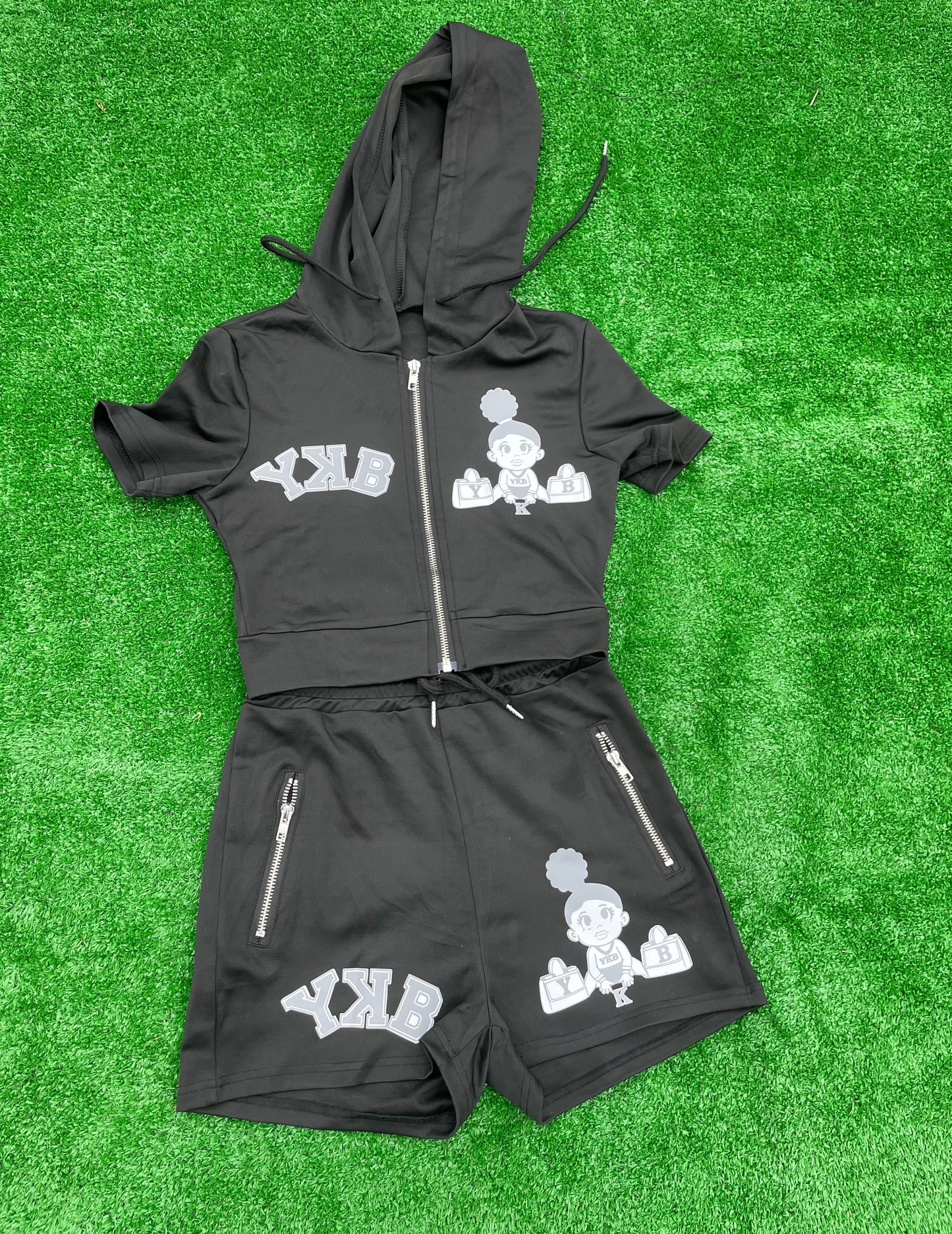 Women's Hooded Short Set