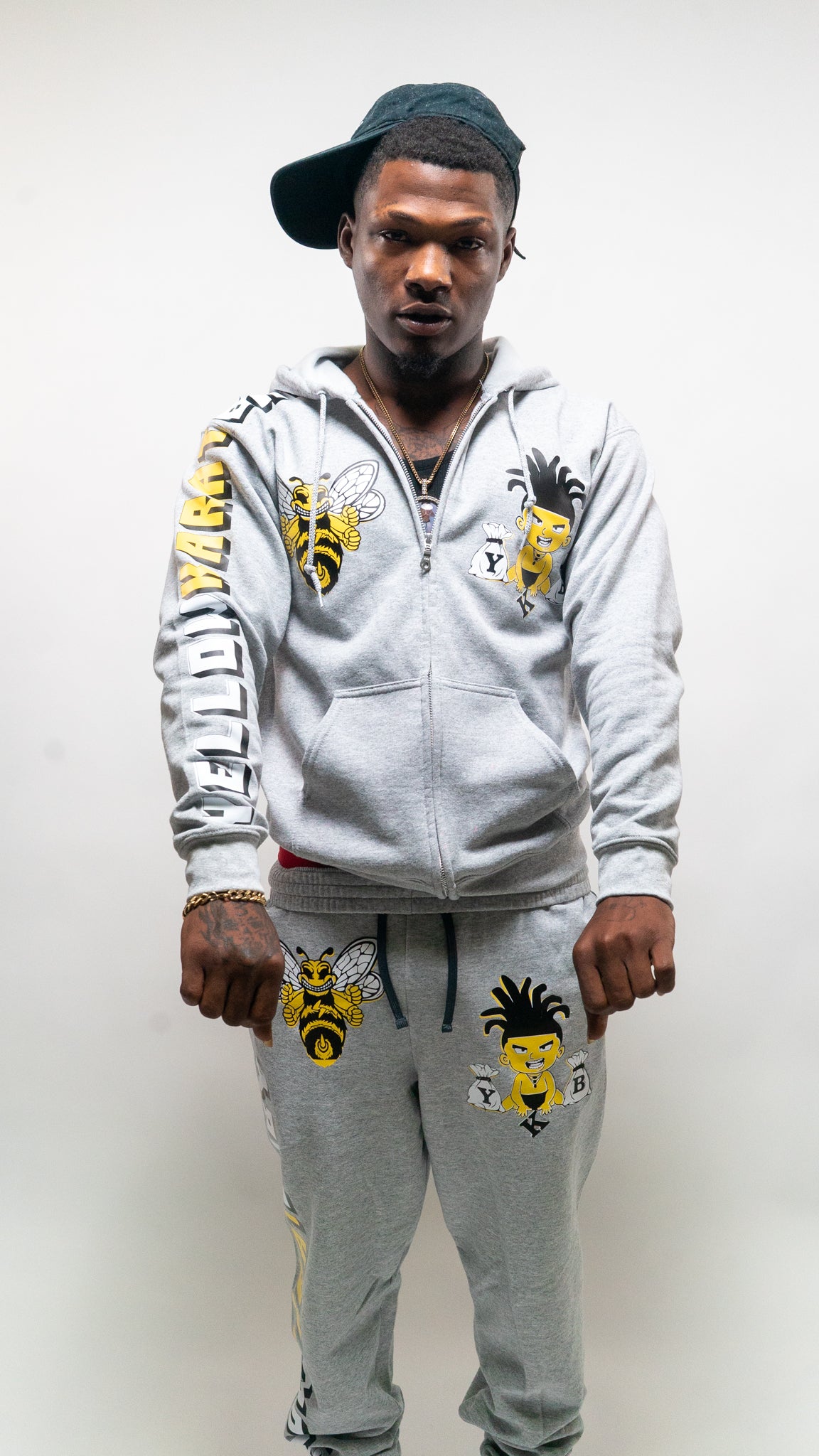 Men's Mustt Bee Zip Up Set