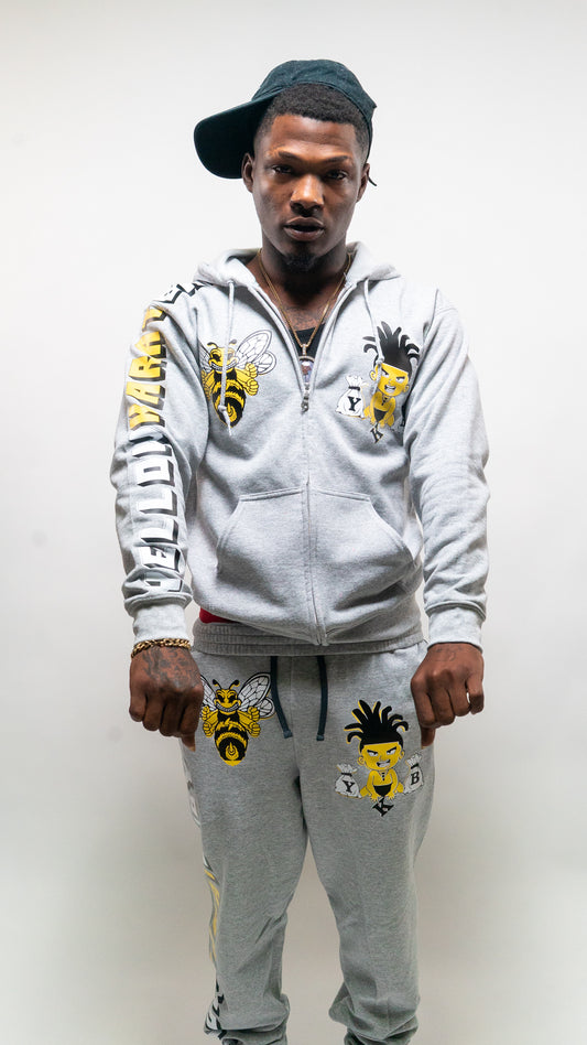 Men's Mustt Bee Zip Up Set