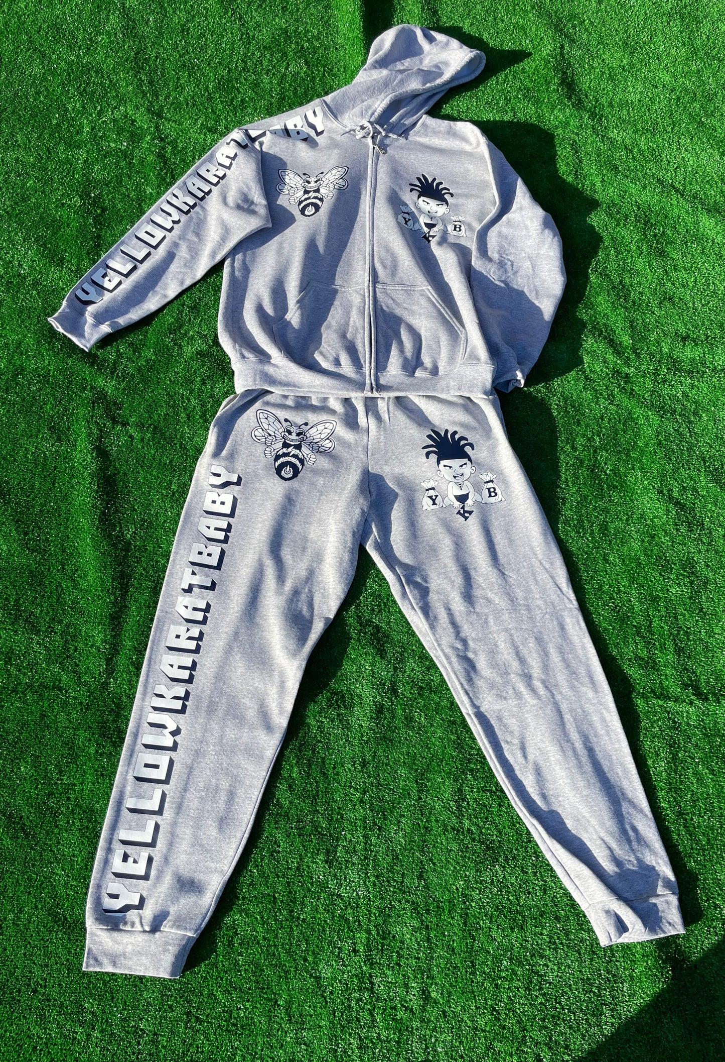 Men's Mustt Bee Zip Up Set